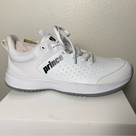 NWOB Prince Men's Advantage Lite 3 Ortholite White Tennis Shoes Size 9.5 - Picture 5 of 11